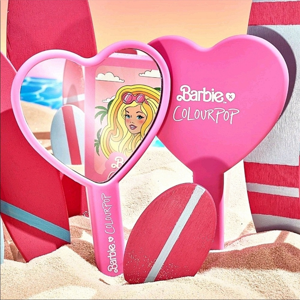 Colourpop x Malibu Barbie Full Size Hand Mirror - Picture 1 of 8